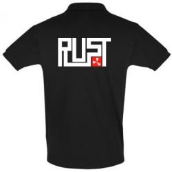 Мужское поло Rust Logo - PrintSalon