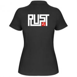 Женское поло Rust Logo - PrintSalon