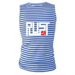 Майка-тельняшка Rust Logo - PrintSalon