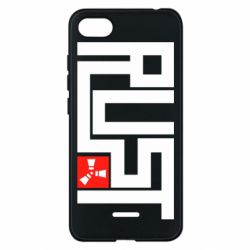 Чехол для Xiaomi Redmi 6A Rust Logo - PrintSalon