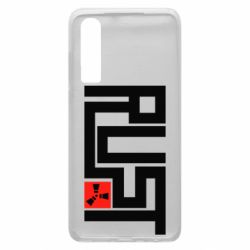 Чехол для Huawei P30 Rust Logo - PrintSalon