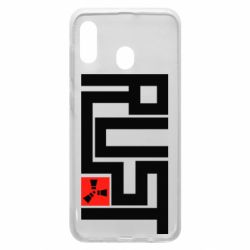 Чехол для Samsung A20 Rust Logo - PrintSalon