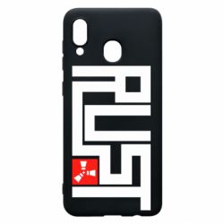 Чехол для Samsung A30 Rust Logo - PrintSalon