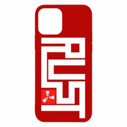 Чехол для iPhone 12 Rust Logo - PrintSalon