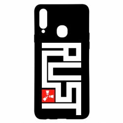 Чехол для Samsung A20s Rust Logo - PrintSalon