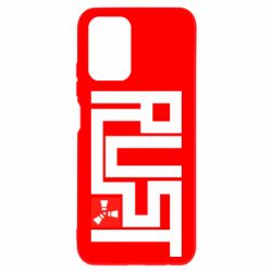 Чехол для Xiaomi Redmi Note 10 Rust Logo - PrintSalon