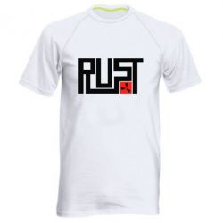 Мужская футболка для спорта Rust Logo - PrintSalon