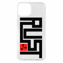 Чехол для iPhone 14 Rust Logo - PrintSalon