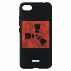 Чохол для Xiaomi Redmi 6A Rust Logotype - PrintSalon