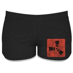 Жіночі шорти Rust Logotype - PrintSalon
