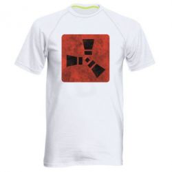 Чоловіча футболка для спорту Rust Logotype - PrintSalon