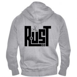 Мужское худи на молнии Rust со