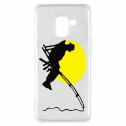 Чехол для Samsung A8 2018 Рыбак