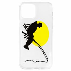 Чехол для iPhone 12 Рыбак - PrintSalon