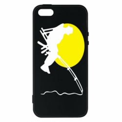 Чехол для iPhone5/5S/SE Рыбак - PrintSalon