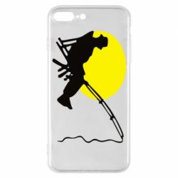 Чехол для iPhone 7 Plus Рыбак - PrintSalon