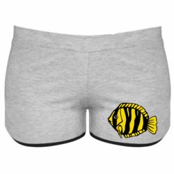 Женские шорты рыбка - PrintSalon