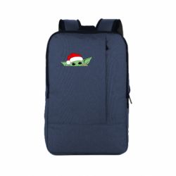 Рюкзак для ноутбука Baby Yoda Santa - PrintSalon