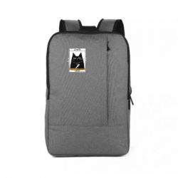 Рюкзак для ноутбука Чорний кіт - Смерть катам - PrintSalon