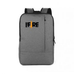 Рюкзак для ноутбука Free Fire vertical logo - PrintSalon