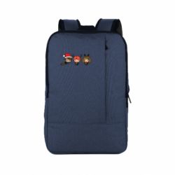 Рюкзак для ноутбука Гаррі Поттер та друзі новорічні - PrintSalon