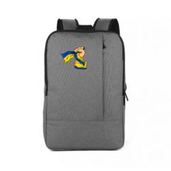 Рюкзак для ноутбука Рука с украинским флагом - PrintSalon