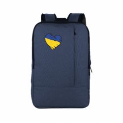 Рюкзак для ноутбука Украина сердце с царапинами - PrintSalon