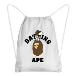 Рюкзак-мешок A bathing ape peanuts - PrintSalon