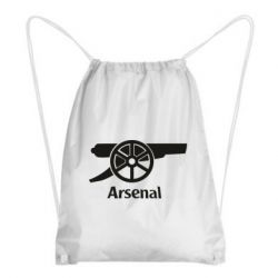 Рюкзак-мешок Arsenal simple logo - PrintSalon