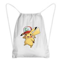 Рюкзак-мешок Ash's hat Pikachu - PrintSalon