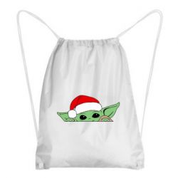 Рюкзак-мішок Baby Yoda Santa - PrintSalon