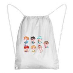 Рюкзак-мешок BTS cute boys - PrintSalon