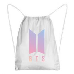 Рюкзак-мешок BTS gradient logo - PrintSalon