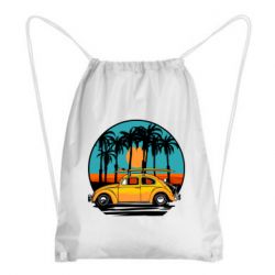 Рюкзак-мешок Car and sunset - PrintSalon