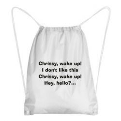 Рюкзак-мешок Chrissy, wake up - PrintSalon