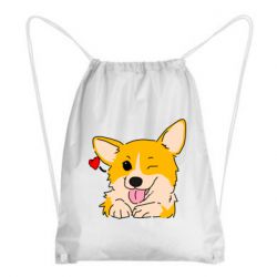Рюкзак-мешок Cute Corgi Puppy - PrintSalon