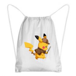 Рюкзак-мешок Cute Detective Pikachu - PrintSalon
