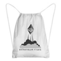 Рюкзак-мешок Ethereum Rises - PrintSalon