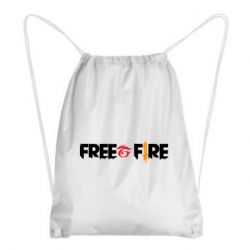 Рюкзак-мішок Free fire and logo Garena - PrintSalon