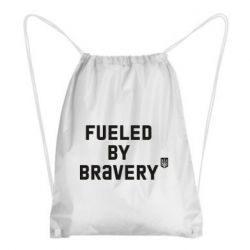 Рюкзак-мешок Fueled by bravery - PrintSalon