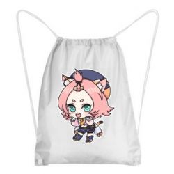 Рюкзак-мешок Genshin Impact chibi Diona - PrintSalon