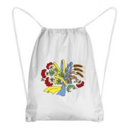 Рюкзак-мішок Герб колоски і калина - PrintSalon