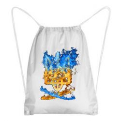 Рюкзак-мешок Горящий гербу Украины - PrintSalon