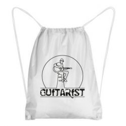 Рюкзак-мешок Guitar player. - PrintSalon
