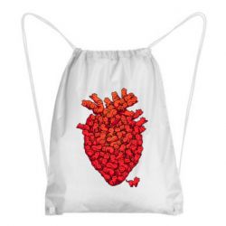 Рюкзак-мешок Heart of many cats - PrintSalon