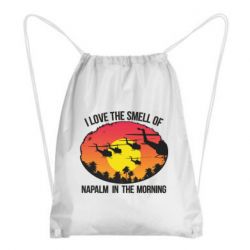 Рюкзак-мешок I love the smell napalm, in the morning - PrintSalon