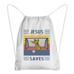 Рюкзак-мешок Jesus will save - PrintSalon