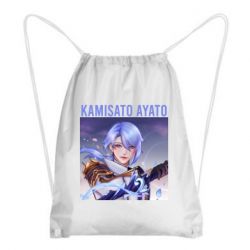 Рюкзак-мешок Kamisato Ayato - PrintSalon
