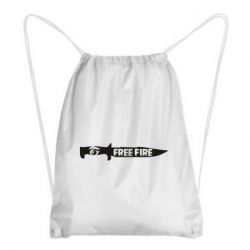 Рюкзак-мішок Knife Free fire - PrintSalon