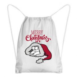 Рюкзак-мешок Кот саймона рождество - PrintSalon